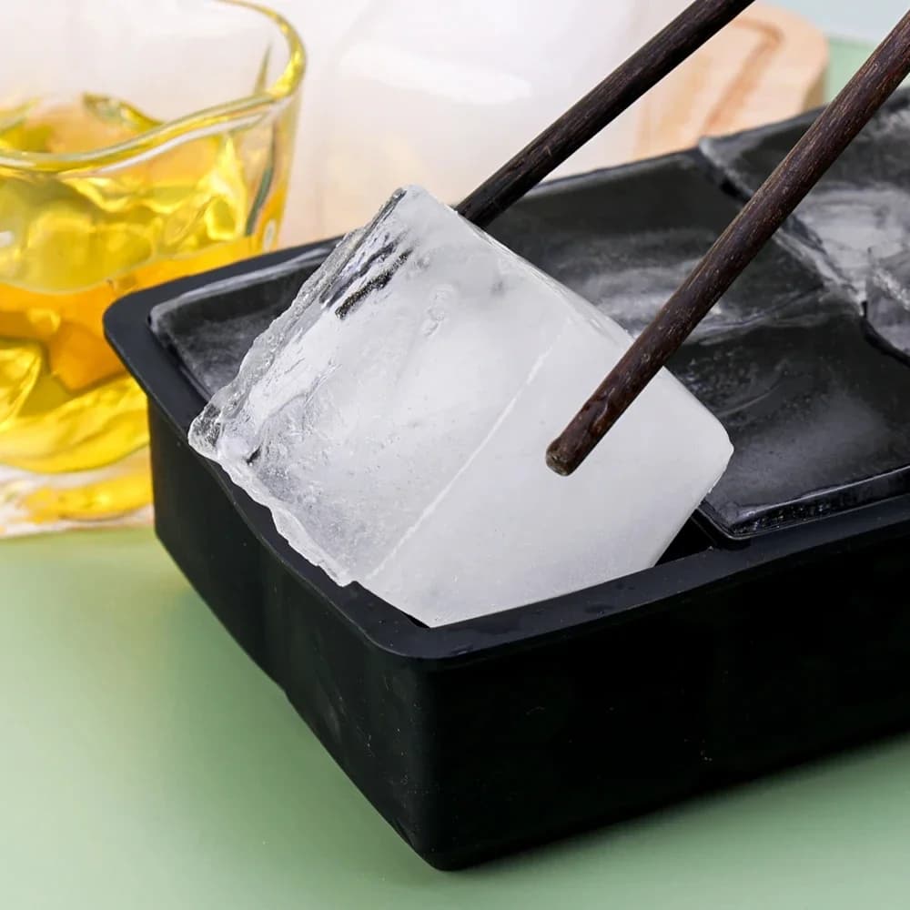 Große quadratische Eiswürfelform