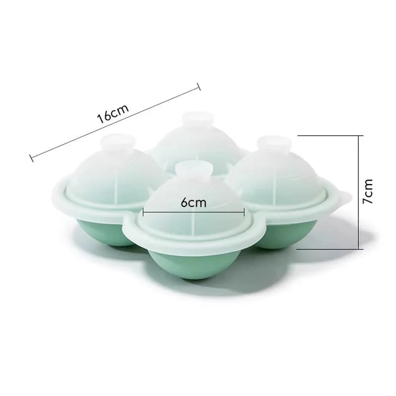 Große 6,5 cm Eiskugelform
